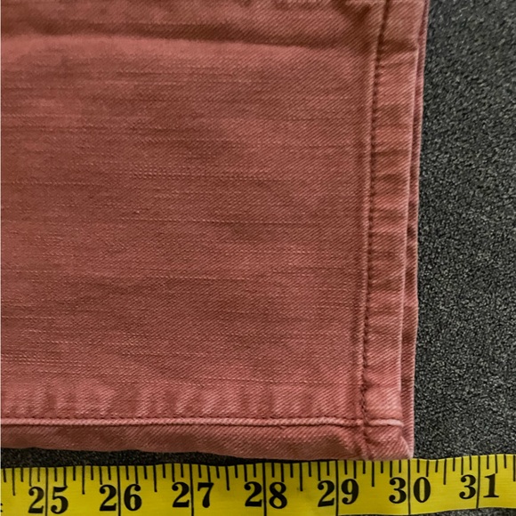 Pilcro and the Letterpress Red Denim STET Skinny Jeans sz 29 - Picture 6 of 9
